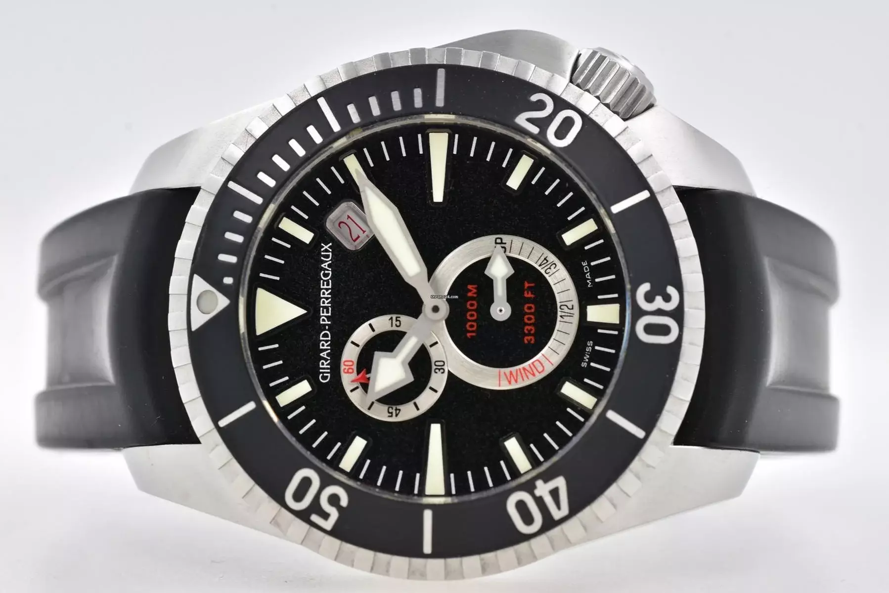 Girard Perregaux Sea Hawk PRO Matte Dial 1000m Power Reserve 49950-11-633-FK6A