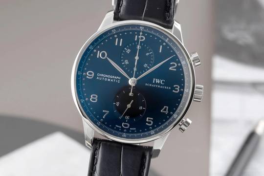  IWC Portugieser Chronograph Stahl Automatik Herrenuhr Ref. IW371447 