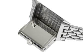 Thumbnail von Jaeger-LeCoultre Reverso Lady Stahl Handaufzug Damenuhr Ref. Q2608140 B&P 2022