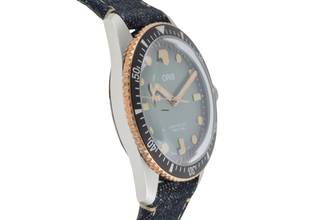 Thumbnail von Oris Divers Sixty Five X Momotaro Stahl / Bronze Automatik Herrenuhr Ref. 01 733 7707 4337 B&P