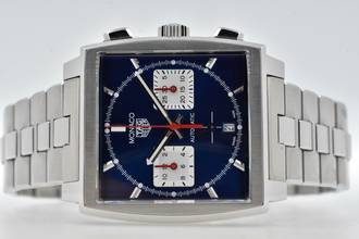 Thumbnail von TAG Heuer Monaco Chronograph Heuer 02 Blue Dial Bracelet CBL2111.BA0644