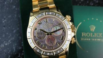 Thumbnail von Rolex Daytona MOP Baguette - Service 2025 - with Box - 2010 V Serial