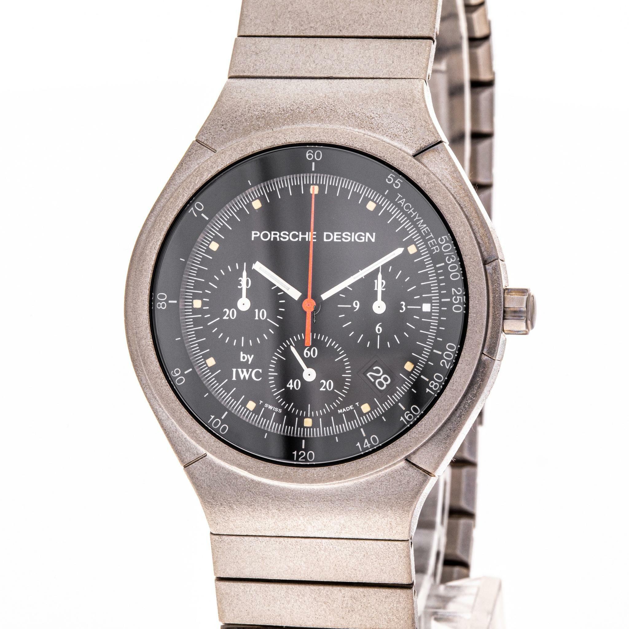 IWC Porsche Design 36 Black – IW3732 – like NEW – 2006 Full Set