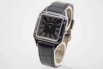 Thumbnail von Cartier Santos Dumont Black Lacquer perfektes Fullset mit Cartier Garantie bis 2031