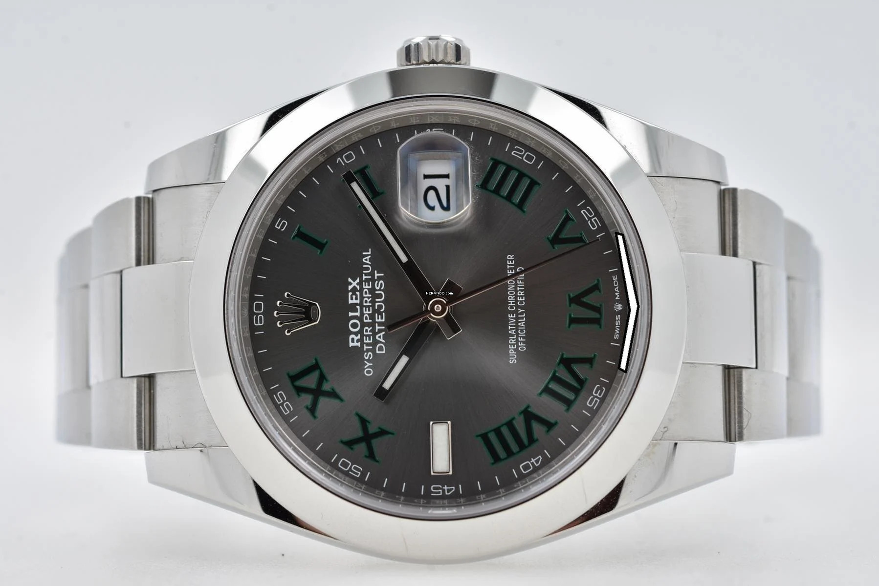 Rolex Datejust 41 126300 Wimbledon Dial Oyster