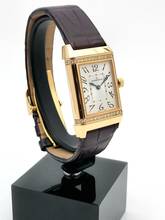 Thumbnail von Jaeger-LeCoultre Reverso Duetto 18 Kt. Gold black and white diamonds