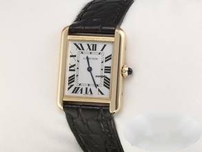 Thumbnail von Cartier Tank Solo Lady Tank Solo Edelstahl Gelbgold 750 2018 W5200002 Stahl Steel 18kt Yellow Gold Damen
