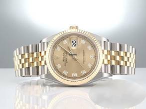 Thumbnail von Rolex Datejust 36 126233 Stahl Gelbgold 750 Diamanten Automatik Gold