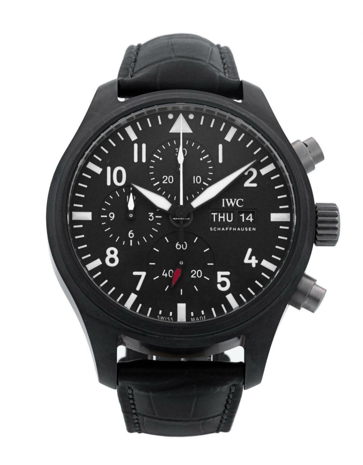 IWC Fliegeruhr Chronograph Top Gun Pilot Top Gun Chronograph - No Box No Papers - IW389101