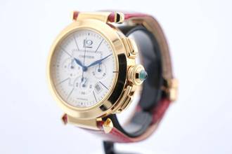 Thumbnail von Cartier Pasha Chronograph 42mm - Yellow Gold - With Box And Papers 2861 2009