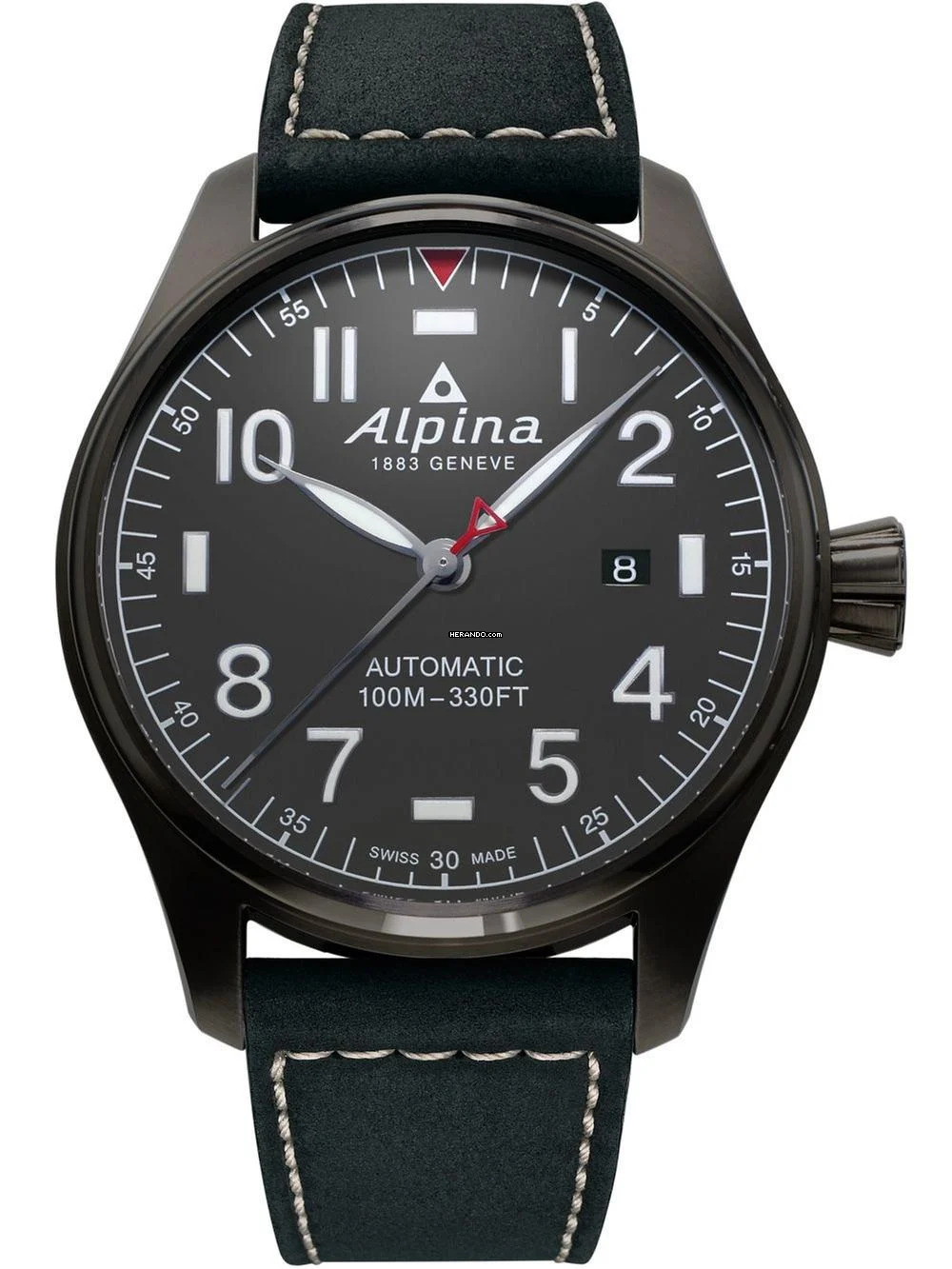 Alpina Startimer Pilot Automatic AL-525G4TS6 Startimer Pilot Automatik Herrenuhr 44mm 10ATM