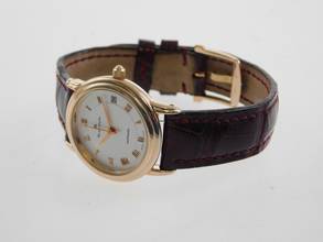 Thumbnail von Blancpain Villeret 18 Karat Rosegold Villeret Damenuhr 26mm im Top Zustand mit original BP Krokoband und original BP Schließe