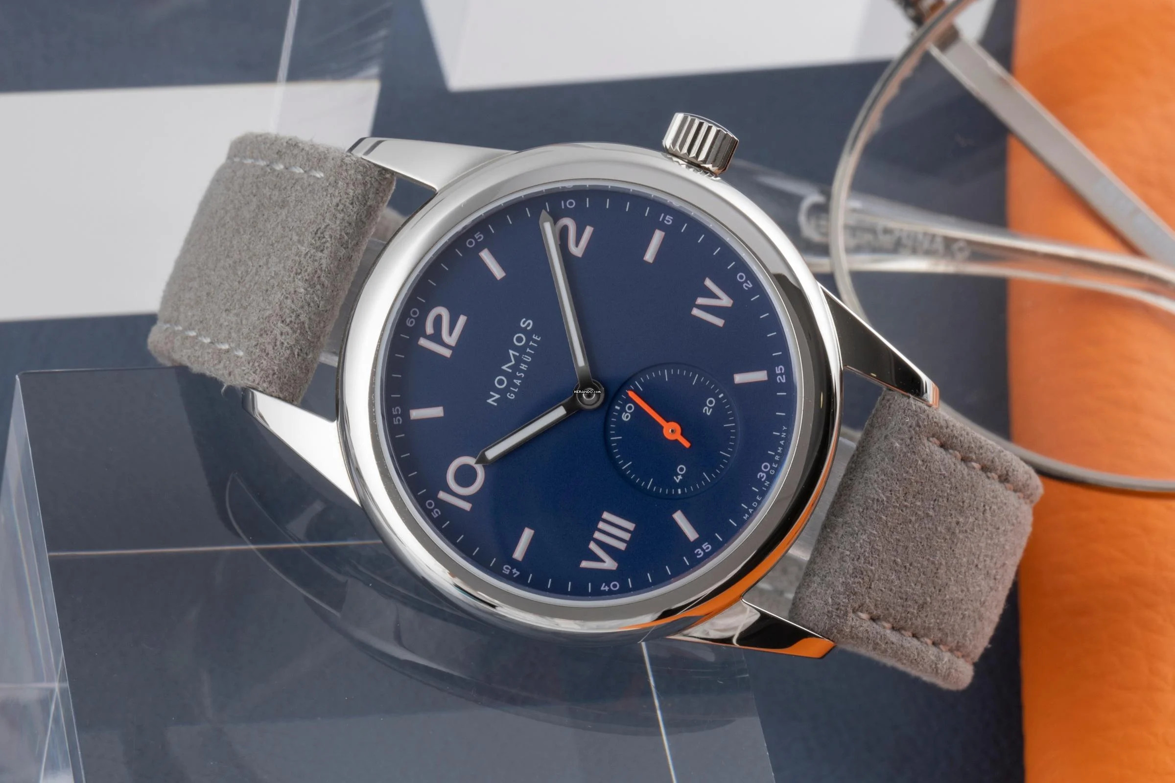 NOMOS Club Campus Edelstahl Handaufzug Unisex Ref. 719 Box & Papiere 2025