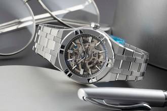 Thumbnail von Maurice Lacroix AIKON Skeleton Stahl Automatik Ref Al6007-SS002-030-1 B&P 2024