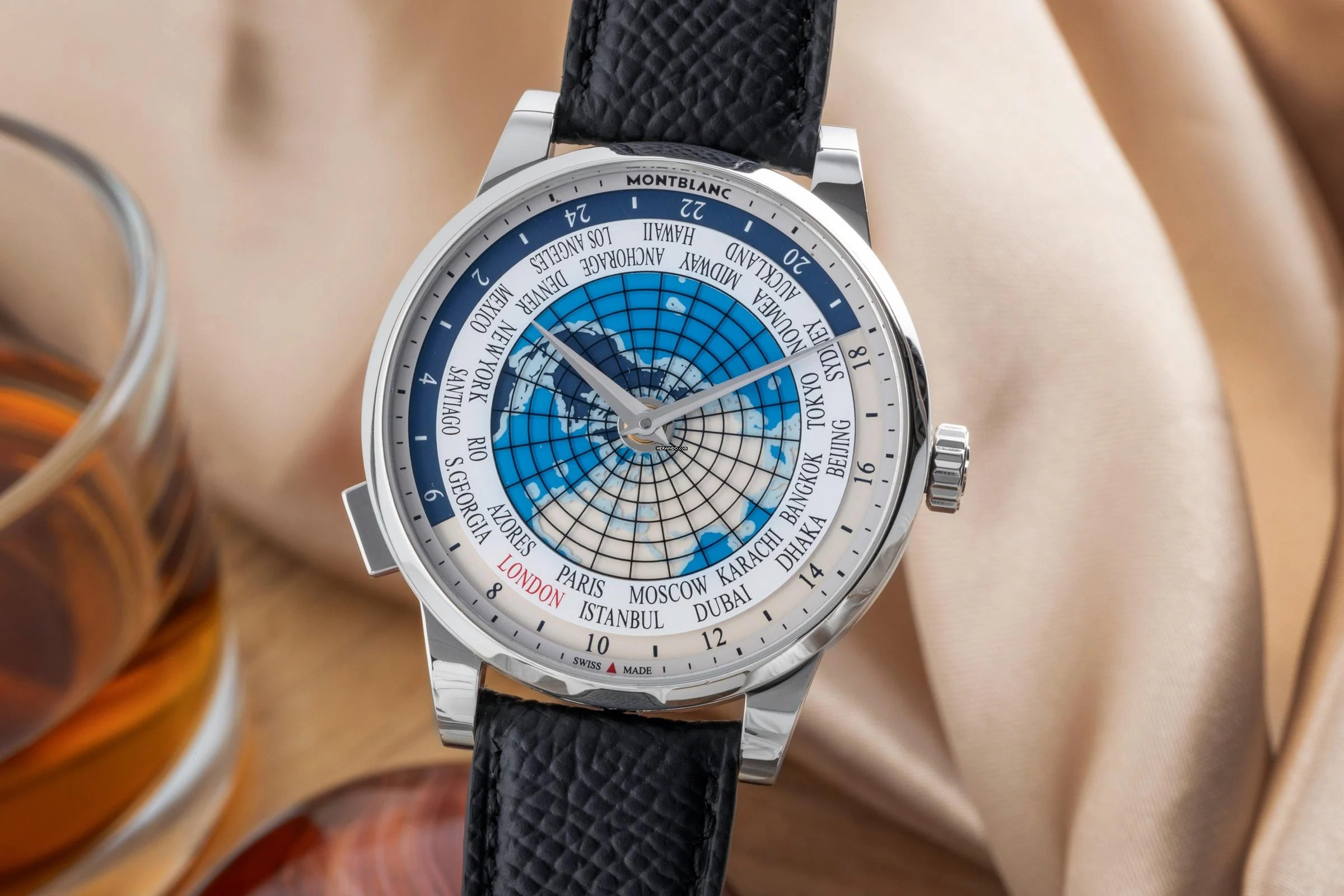 Montblanc Heritage Spirit Stahl Automatik Herrenuhr Ref. 112308 7339 Box & Papiere 2016