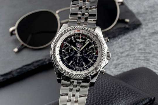  Breitling Bentley 6.75 Chronograph Stahl Automatik Herrenuhr Ref. A44362B728 