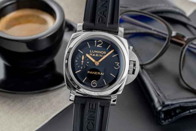  Panerai Luminor Marina 1950 3 Days Stahl Handaufzug Ref. PAM00422 
