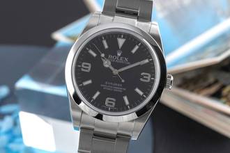Thumbnail von Rolex Explorer 39 Oyster Perpetual Edelstahl Automatik Ref. 214270 B&P 2011