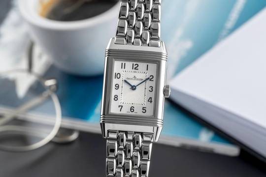  Jaeger-LeCoultre Reverso Stahl Handaufzug Ref. Q2548120 212.8.62 B&P 2021 