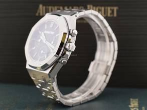 Thumbnail von Audemars Piguet Royal Oak Chronograph 26715st Chronograph 38mm Blue Dial - New