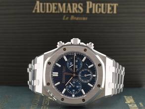 Thumbnail von Audemars Piguet Royal Oak Chronograph 26715st Chronograph 38mm Blue Dial - New