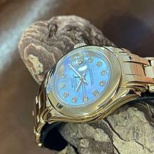 Thumbnail von Rolex Lady-Datejust Pearlmaster Perlmutt Diamanten Blatt - Ref. 69328