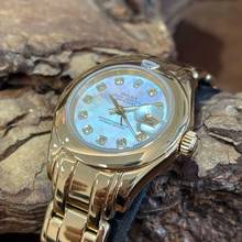 Thumbnail von Rolex Lady-Datejust Pearlmaster Perlmutt Diamanten Blatt - Ref. 69328