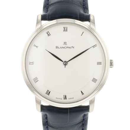  Blancpain Villeret Ultraflach Ultra Slim White Gold White Dial 