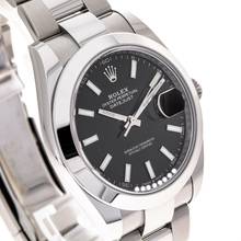 Thumbnail von Rolex Datejust 41 Black Oyster – 126300 – like NEW – 2022 Full Set Lc100