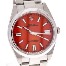 Thumbnail von Rolex Oyster Perpetual 41 Red – 124300 – White Hangtag – like NEW – 2020 Full Set