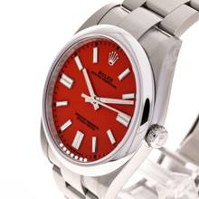 Thumbnail von Rolex Oyster Perpetual 41 Red – 124300 – White Hangtag – like NEW – 2020 Full Set