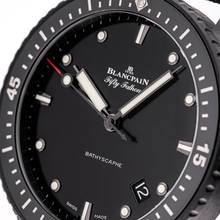 Thumbnail von Blancpain Fifty Fathoms Bathyscaphe Black 43 – 5000-0130-B52A – like NEW – 2023 Full Set