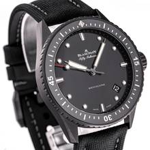 Thumbnail von Blancpain Fifty Fathoms Bathyscaphe Black 43 – 5000-0130-B52A – like NEW – 2023 Full Set