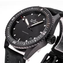 Thumbnail von Blancpain Fifty Fathoms Bathyscaphe Black 43 – 5000-0130-B52A – like NEW – 2023 Full Set