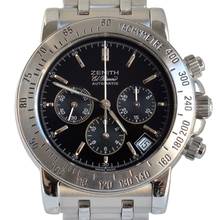 Thumbnail von Zenith El Primero Chronograph Rainbow chronograph black dial 1998 Full Set