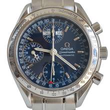 Thumbnail von Omega Speedmaster Day Date 3523.80.00 chronograph blue dial