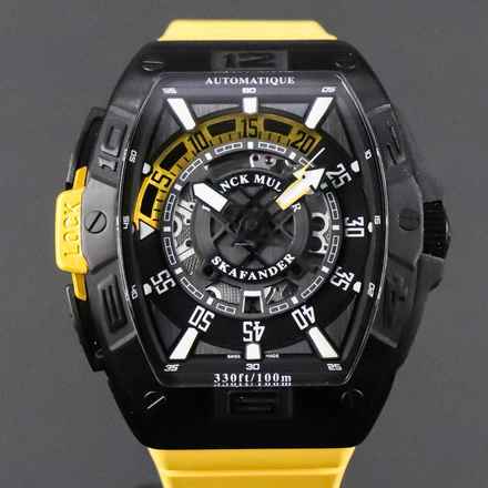  Franck Muller Skafander Steel Yellow Fullset 