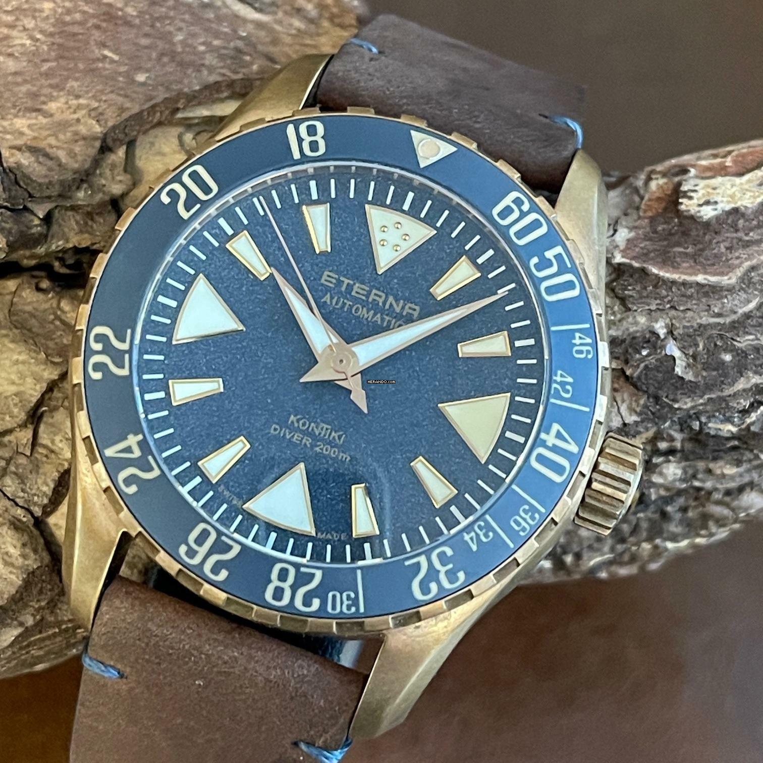 Eterna Kontiki Blue Kontiki Limited Edition Bronze - 2023 - Ref. 1291.78