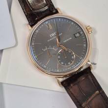 Thumbnail von IWC Portofino Handaufzug 8 Days Ouro Rosé 45mm Corda Completo