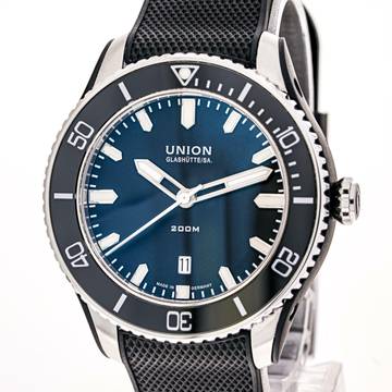  Union Glashütte Belisar Datum Sport 45 Black – D009.907.27.057.00 – NEW & Unworn – 10/2022 Full Set 