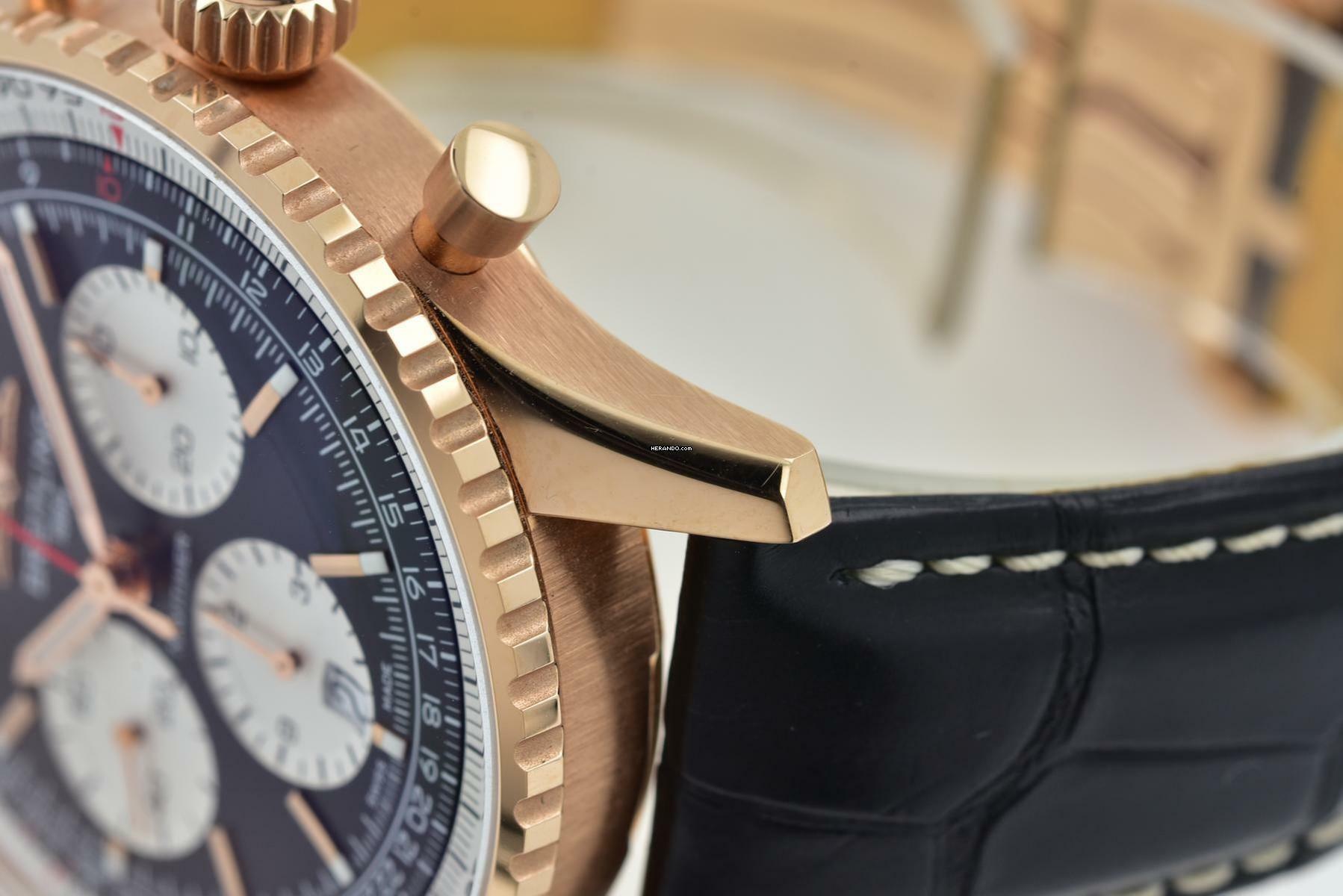 Breitling Navitimer 1 B01 43mm RB0138211B1P1 Deployant 18k Rose Gold