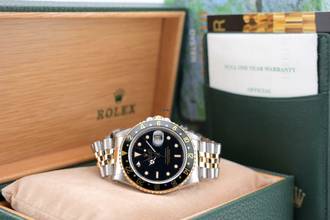 Thumbnail von Rolex GMT-Master II 40mm - Black Dial - Jubilee Bracelet - With Box And Papers - 24 Months Warranty 16713 1997