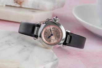 Thumbnail von Cartier Pasha Lady Miss Pasha Edelstahl Quarz Damenuhr Ref. W3140026 2973 B&P 2018