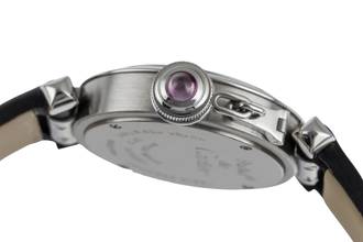 Thumbnail von Cartier Pasha Lady Miss Pasha Edelstahl Quarz Damenuhr Ref. W3140026 2973 B&P 2018