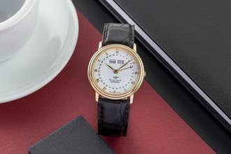 Thumbnail von Blancpain Villeret 18k (0,750) Gold Automatik Herren Ref. 6695-1418 Papiere 1999