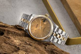 Thumbnail von Tudor Prince Date Stahl / Gold Gold Dial Automatik Ref. 74033 Papiere 2024