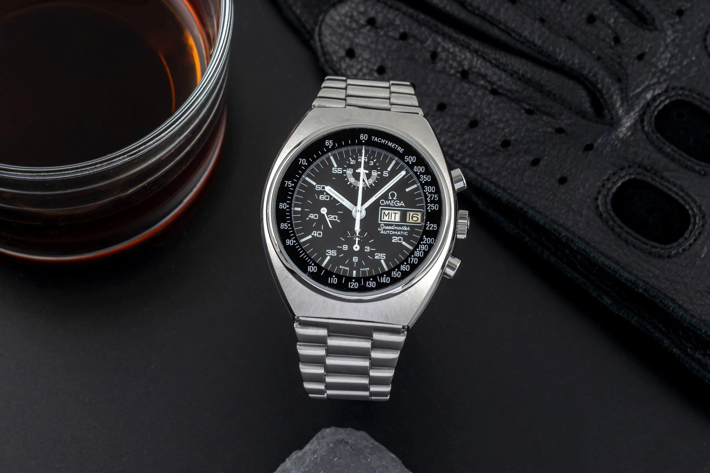 Omega Speedmaster Mark IV 4.5 Chronograph Stahl Automatik Herrenuhr 176.0012