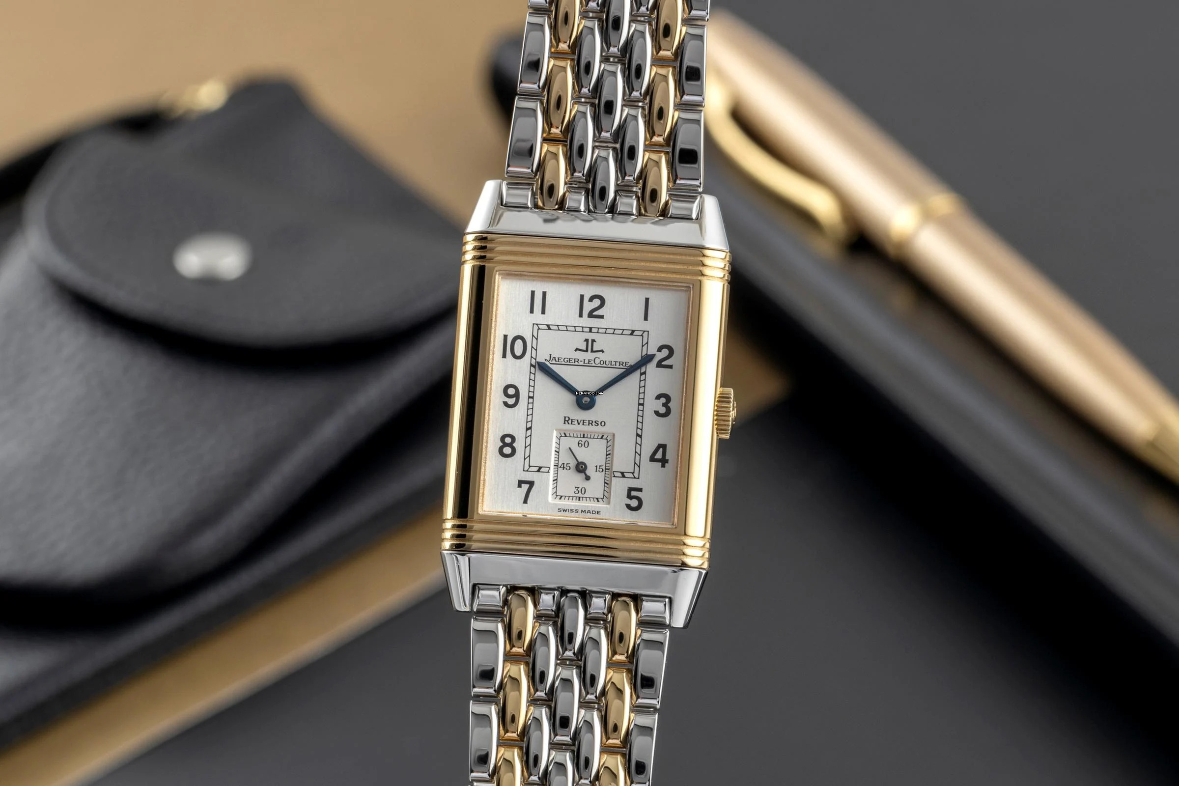 Jaeger-LeCoultre Reverso Grande Taille Stahl / Gold Handaufzug Ref. Q2705120