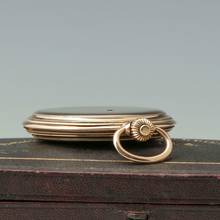 Thumbnail von A. Lange & Söhne Full Set Glashütter Sprungdeckel Taschenuhr Royal mit Perlenrand 14k Gold 1908 Zertifikat vom Uhremnuseum in Glashütte Original Leder Etui