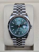 Thumbnail von Rolex Datejust 36 36mm 126234 Mint Green - Jubilee Bracelet Full Stickers Unworn/New condition Full Set 9/2025